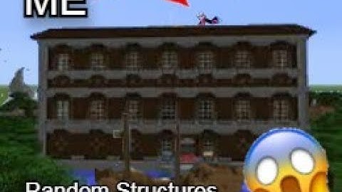 Minecraft But Random Structures Spawn Every Minutes