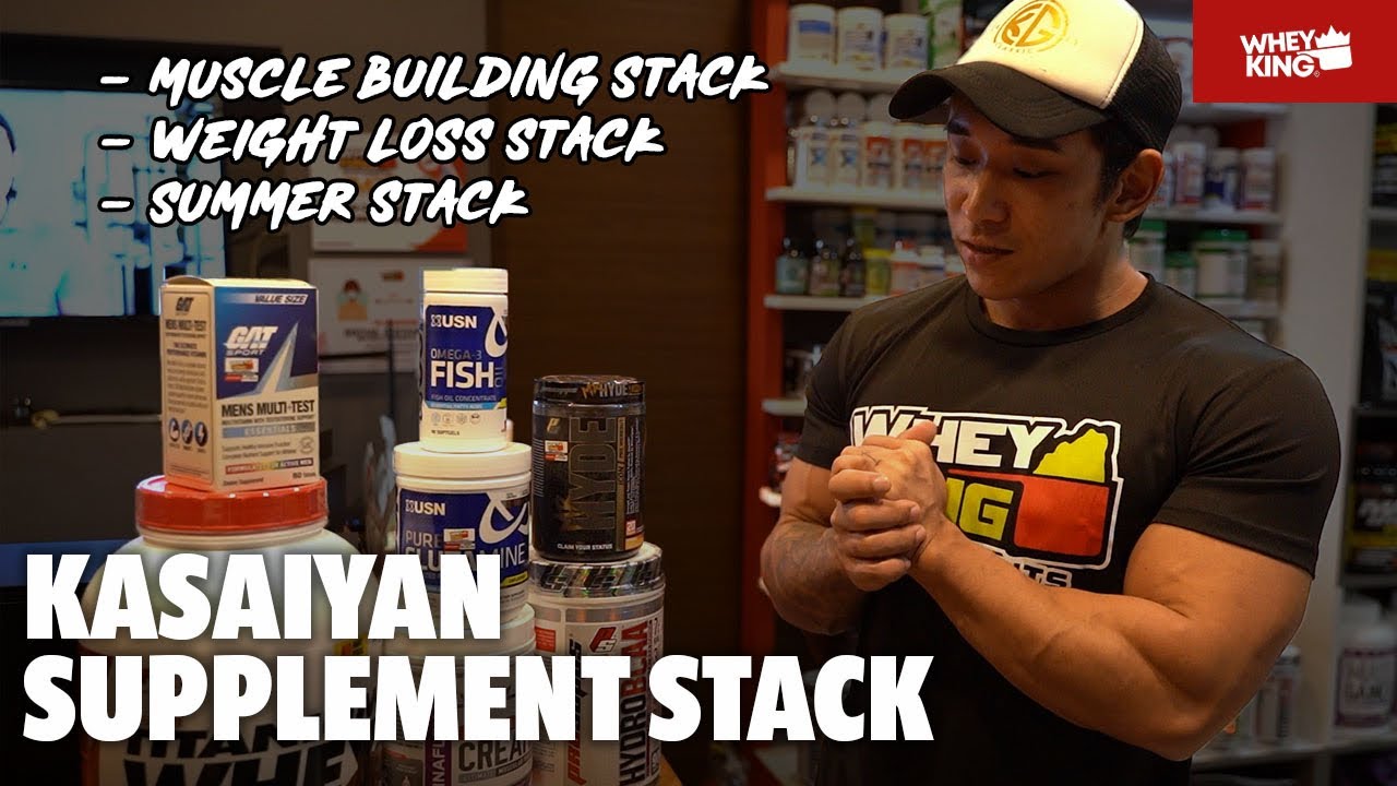 KAISAIYAN KEN HANAOKA SUPPLEMENTS STACK! FOR EVERY FITNESS GOAL.