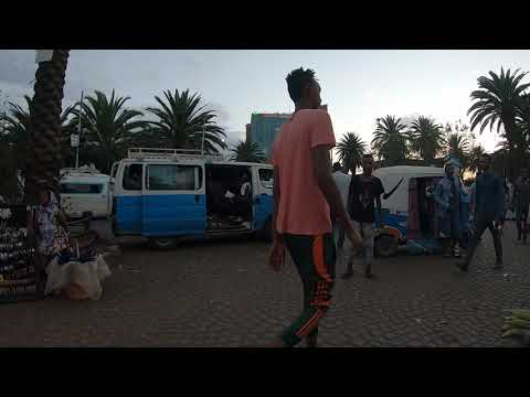 Walk around a street of Bahir Dar, Ethiopia