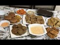 Dawat preparation for my Friends🤩-pizza patties,chicken chilly parathe,shamikabab,coleslaw,brownies