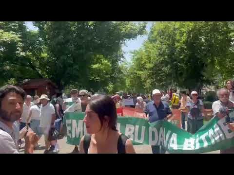 MUĞLA’DA DAVA ÖNCESİ ÇEVRECİLERDEN AKBELEN EYLEMİ