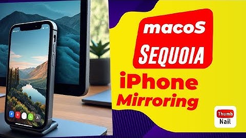 macOS Sequoia "iPhone Mirroring" Feature