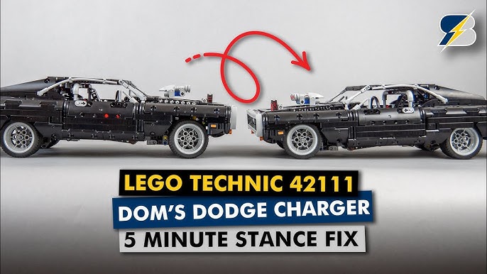 Fast And Furious Lego Charger Somehow Survives Treadmill Crash Test