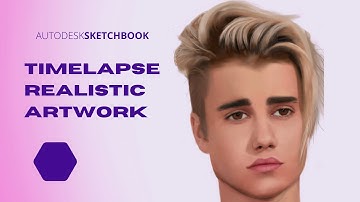 Timelapse of Realistic Artwork on Autodesk Sketchbook l H E X A