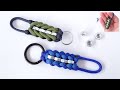 Loop and Ring Key Fob / Fidget Toy - DIY Paracord Hex Nut Keychain - Sanctified Knot-Paracord Crafts