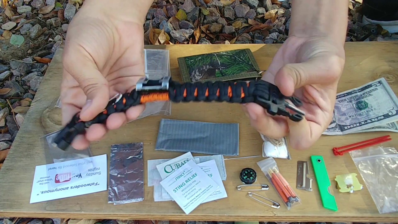 Wallet Survival Kit Challenge YouTube