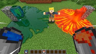 GERADOR DE COBBLESTONE REALISTA COM LAVA E AGUA REAL NO MINECRAFT