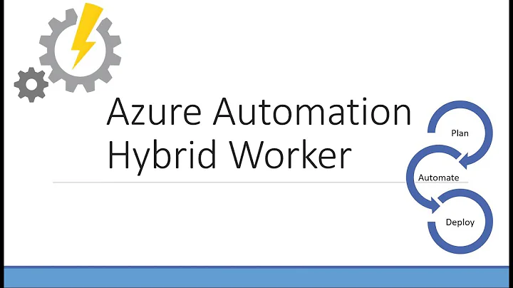 Azure Automation Hybrid Worker Setup and RunAs Account