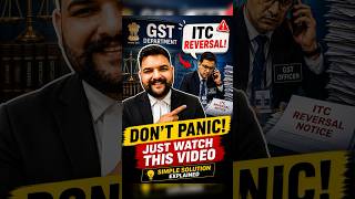 🚨 GST Officer Ne ITC Reversal Maang Liya? Pehle Ye Dekho!