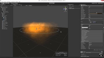 unity 3D particles fireball 1