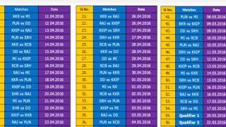 Ipl match schedule 2016 screenshot 2