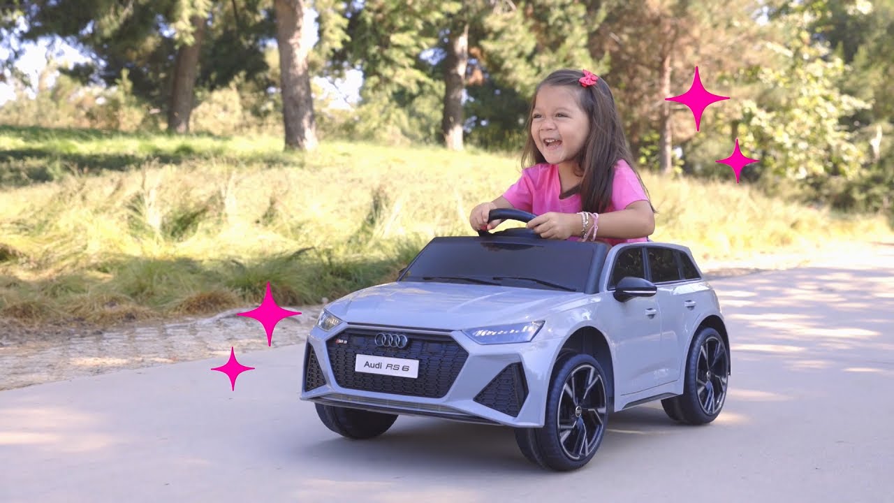 Audi RS6 12V Voiture électrique enfant Grise - Kidsrides