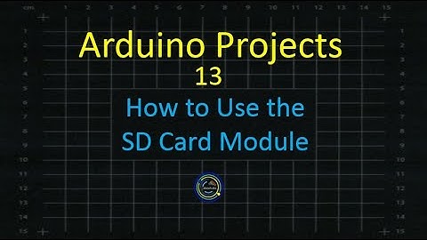 Arduino Projects 13 - SD Card Module Guide for Research Projects