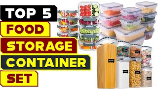 Top 5 Food Storage Container Sets Reviews \& Recommendations for 2024!