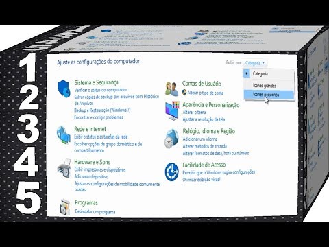 Vídeo: Como Abrir O Painel De Controle No Windows