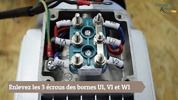 Comment alimenter un moteur triphasé ?