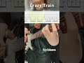 【名曲】Crazy Train / Ozzy Osbourne 【ギターリフ】 #guitar #弾いてみた