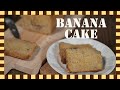 簡単バナナケーキの作り方☆しっとり美味しいバナナケーキ☆How to make a moist and delicious banana cake.