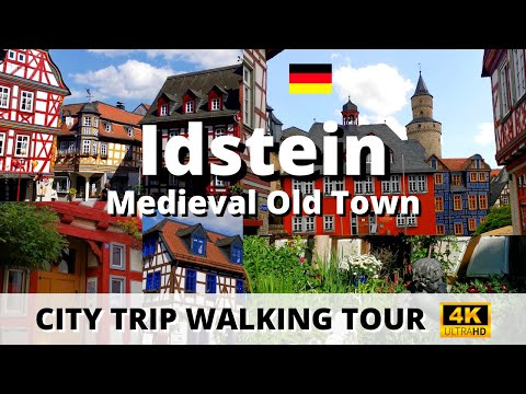 Idstein City Walk Tour | Exploring Germany | Incredible Old Town | 4K | Original City Sounds