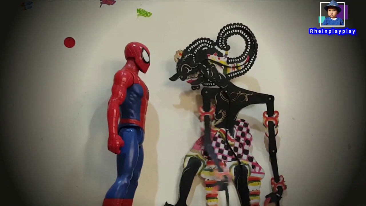 Wayangan ala Rhein | Mainan Wayang Kulit Werkudoro vs Spider Man Nyanyi lagu anak anak ABC - Wayangan ala Rhein | Mainan Wayang Kulit Werkudoro vs Spider Man Nyanyi lagu anak anak ABC Song
