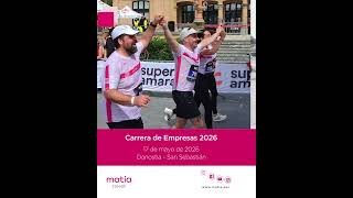 Matia en la Carrera de Empresas de Donostia | Dos equipos, una misma meta