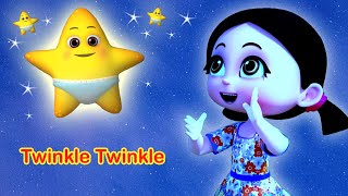 Twinkle Twinkle Little Star Poem I English Poem I Lullaby For Babies To Go To Sleep I Happy Bachpan screenshot 3