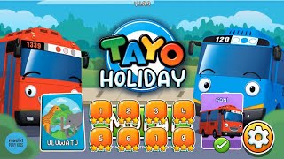 GANI MENYELESAIKAN TUGAS DI ULUWATU LEVEL 1-8 | TAYO HOLIDAY #games #tayo screenshot 3