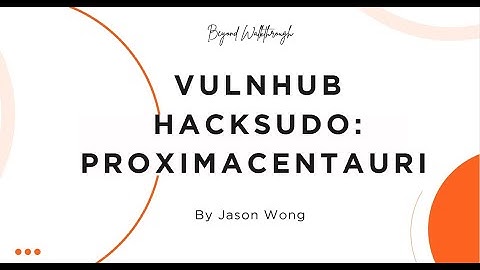 Cyber Security | Penetration Test | CTF | Vulnhub | Hacksudo ProximaCentauri | Port Knocking  Python