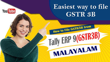How to file GSRT 3B from Tally  ERP