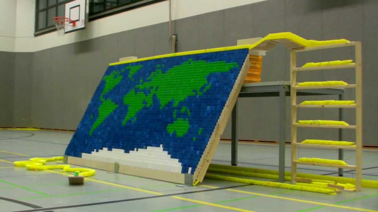 Over 100,000 Dominoes - "Dominoes Exploring World's Greatest Cultures"