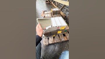 Unboxing Agrob buchtal pool tiles 💦Special corner elements for the pool overflow channel