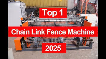Top 1 Chain Link Fence Machine 2025| Chain Link Fencing Machine Manufacturer | DAPU Machinery