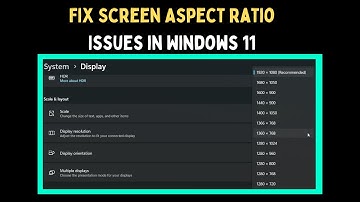How to Fix Screen Aspect Ratio Issues in Windows 11