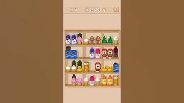 Goods Puzzle: 3D Sorting Games | Levels 1-3 | #shorts #puzzles #sorting