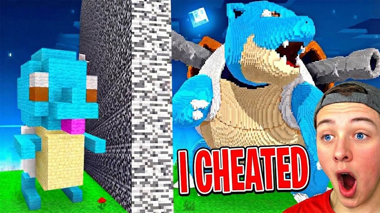 I Cheated With PRO BUILDERS in MINECRAFT BUILD BATTLES