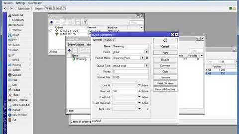 Mikrotik Basic Limiting for Streaming