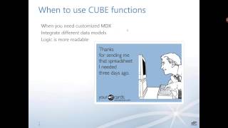 Tour around Excel’s CUBE functions