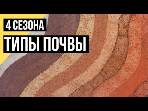 Четыре сезона. Типы почв