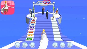 MAX LEVEL in Wedding Rush 3D 👩🏻‍🦰🤵🏻 BIG UPDATE!! All Levels - iOS, Android Gameplay Walkthrough! #1