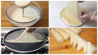 Ramadan Special Recipe - Easy Samosa & Roll Patti with Liquid Dough In Pan- No kneading & rolling 🙂