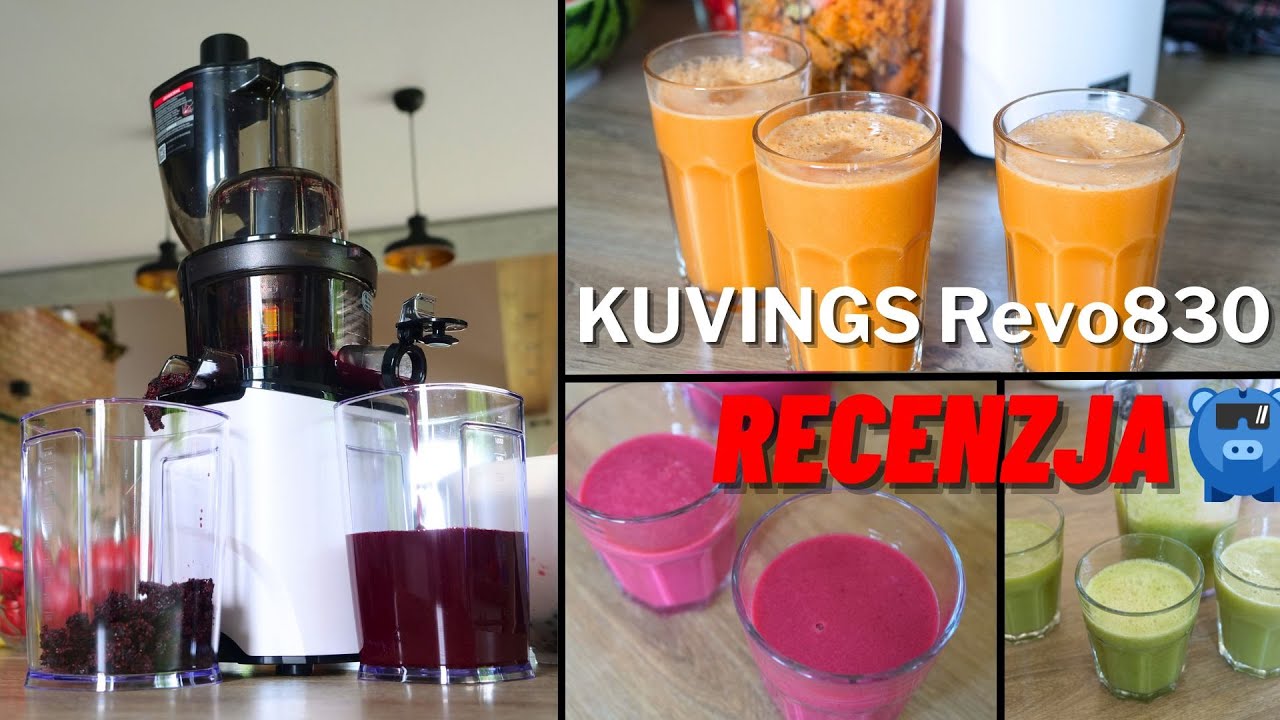 KUVINGS Revo830 - recenzja wyciskarki wolnoobrotowej PREMIUM