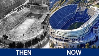 NFL Stadiums Then and Now