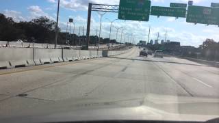 I 275 to I 4 in Tampa, Florida [Dash Cam]