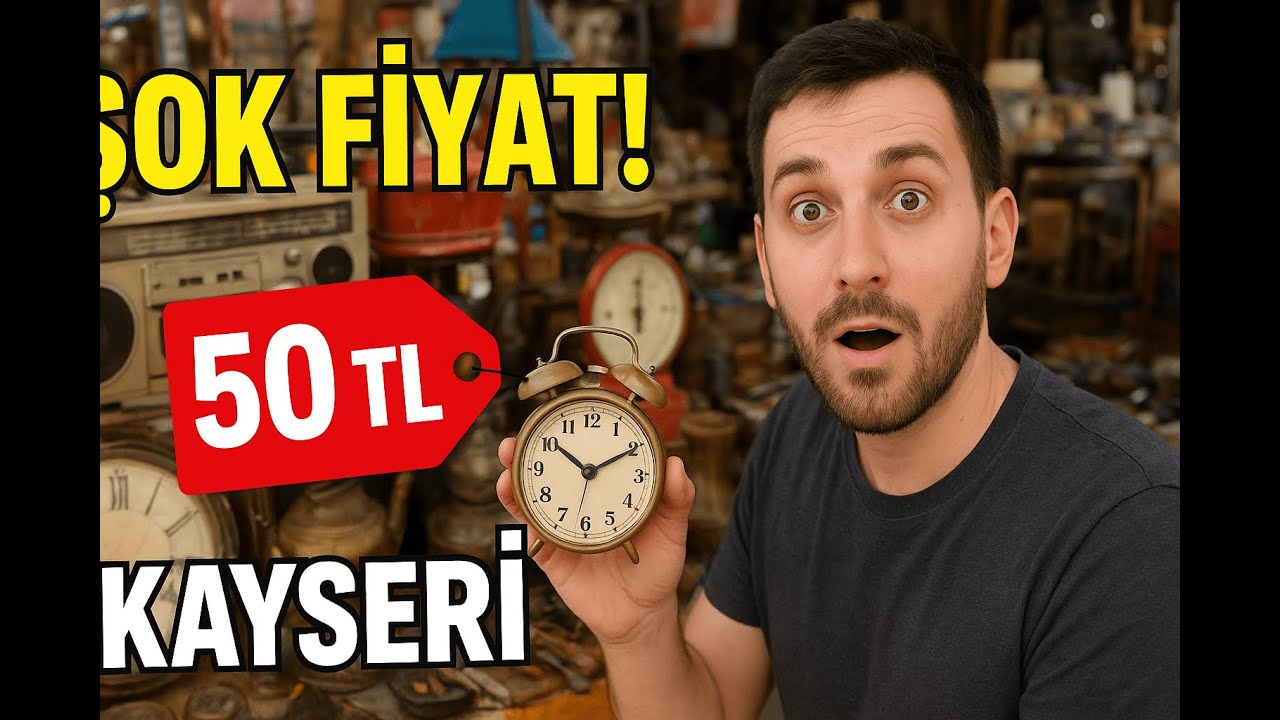 Kayseri Bit Pazarı’nda Gizli Hazine Avı! 💎 Antika, Retro ve Sürpriz Eşyalar 10 Ağustos 2025