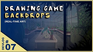 Game backdrop art livestream - DEVLOG 7