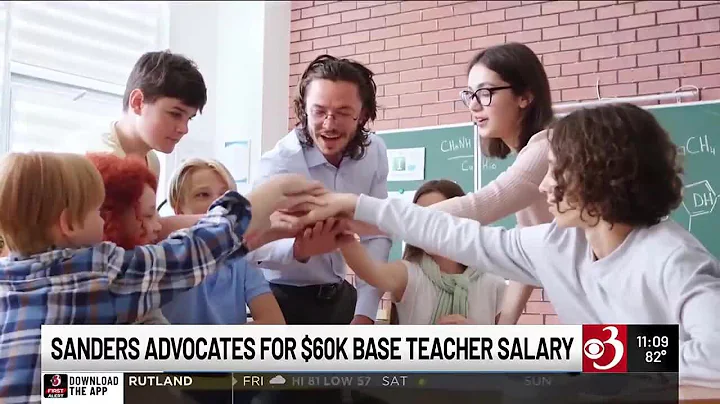 Sen. Sanders advocates for $60k base pay for public school teachers