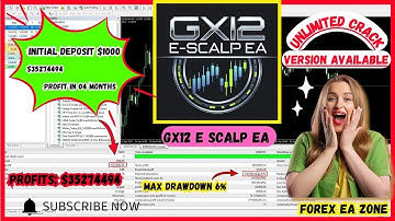 GX12 E Scalp EA | Category : MT4 EA | (Build +1431)  No DLL | Enjoy trading with us ||
