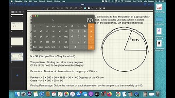 Grade 7 Data Management: Creating A Circle Graph from Categorical Data