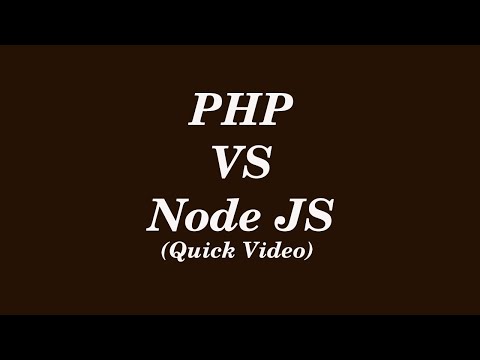 PHP VS Node