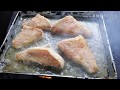 ЖАРИМ РЫБУ по деревенски //МОРСКОЙ ОКУНЬ//FISH fried in the village/